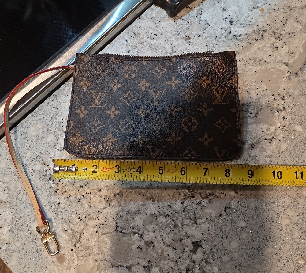 Louis Vuitton Wristlet Pouch - Brown and Tan